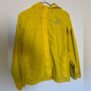 The North Face Women’s Yellow HyVent Windbreaker/Rain Jacket Sz Small GUC